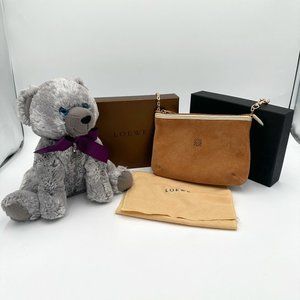 LOEWE SMALL SUEDE BAG WITH FULL INCLUSION